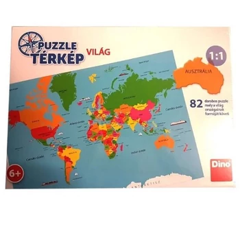 Világtérkép puzzle magyar nyelvű 