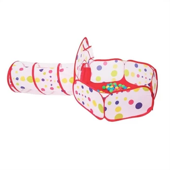 összecsukható száraz labdamedence alagúttal