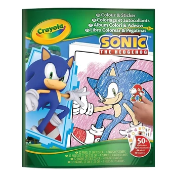 Sonic színező és matricázó - Crayola