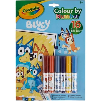 Crayola szám szerinti színező - Bluey
