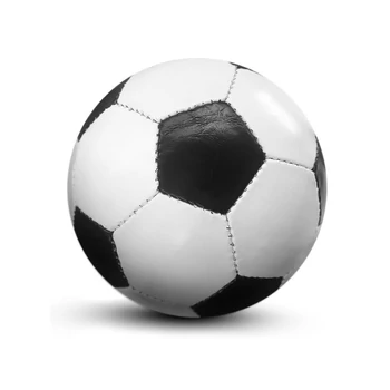 Fekete-fehér műbőr focilabda 