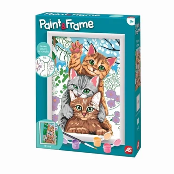 Festés szám szerint - Cicák Paint and Frame