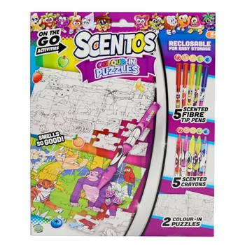 Scentos - Színezhető puzzle készlet