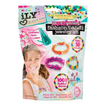 Gumikarkötő készítő szett tasakban