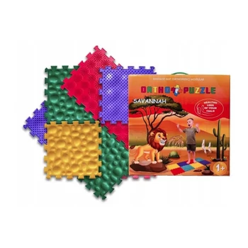 Ortopédiai masszázs szőnyeg szett, 8 darabos - Szavanna