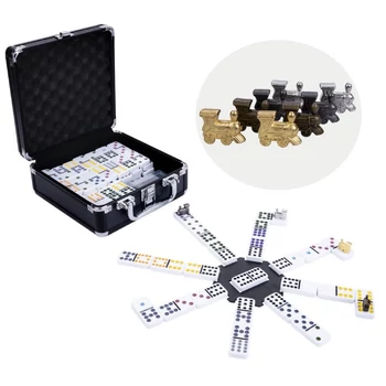 Mexikói vonat dominó fekete bőröndben - Engelhart