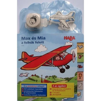 Max és Mia könyv, puzzle és játék egyben