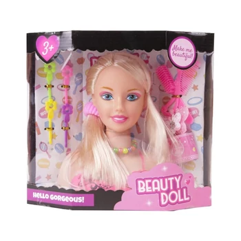 Lily fésülhető babafej