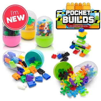 1 darab Mini építőjáték csomag kapszulában