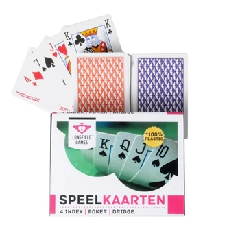 Plasztik francia kártya dupla csomag