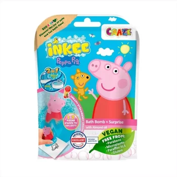 Fürdőgolyó meglepetés Peppa malac nyomdával - Craze