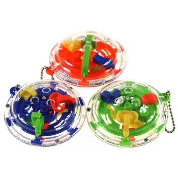 Mini golyó labirintus gömb Bon Voyage puzzles mini amaze ufo