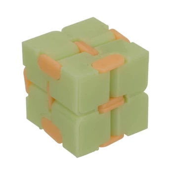 Foszforeszkáló stresszoldó kocka - Fidget kocka