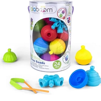 Lalaboom Montessori bébi fejlesztőjáték 24 részes