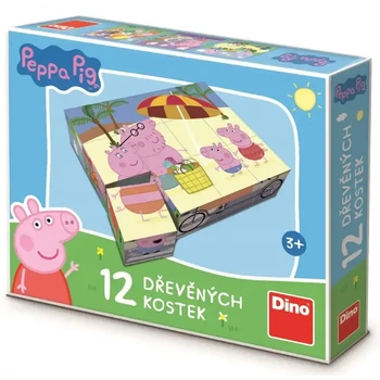  Peppa malac fa mesekocka 12 db-os