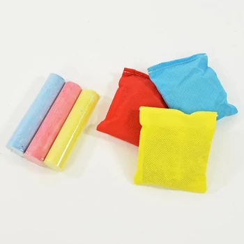 Aszfaltkréta szett babzsákkal ugróiskolához