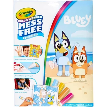 Crayola Bluey maszatmentes színező