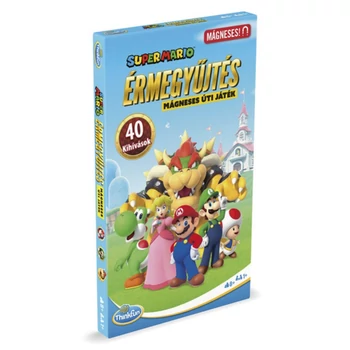Super Mario - Érmegyűjtés mágneses útijáték