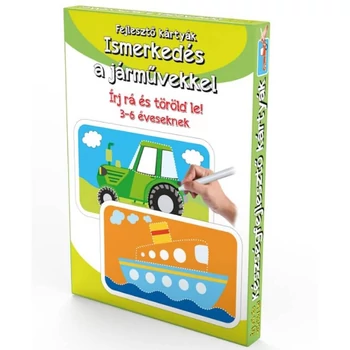 Ismerkedés a járművekkel – Fejlesztő kártyák táblafilccel