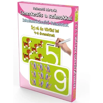 Ismerkedés a számokkal - Iskola előkészítő kártyák