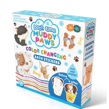 Tapassz a csempére  - Állatos fürdőjáték