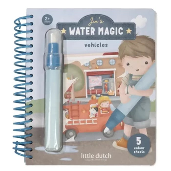 Little Dutch vízzel színező füzet - Jim járművei