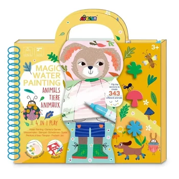 Mágikus vízzel színező könyv - Állatos