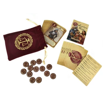 Szerelmes levél kártyajáték bársony tárolóban