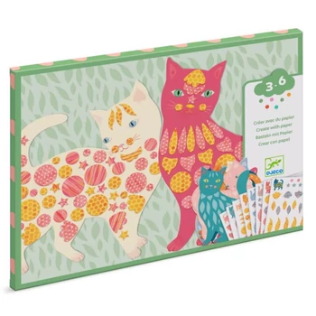 Djeco Matricás képkészítő - Cicák és macskák