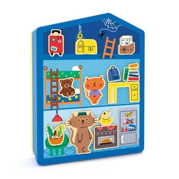 Mágneses képkirakó - Házban - Djeco