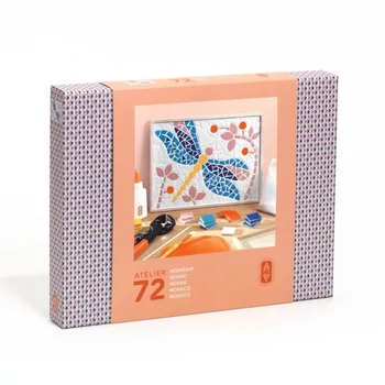 Mozaikkép készítő - Szitakötő, Djeco Atelier 72