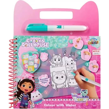 Gabby babaháza - Vízzel festhető füzet