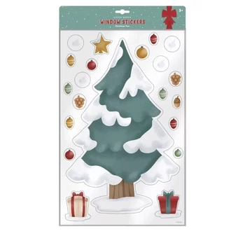 Little Dutch karácsonyi ablakmatrica - karácsonyfa