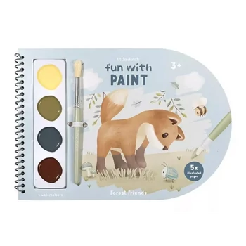 Little Dutch kifestő könyv festékkel - Forest Friends