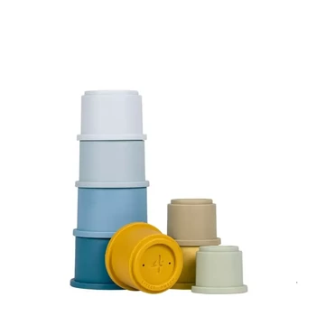 Little Dutch poharas toronyépítő - kék 