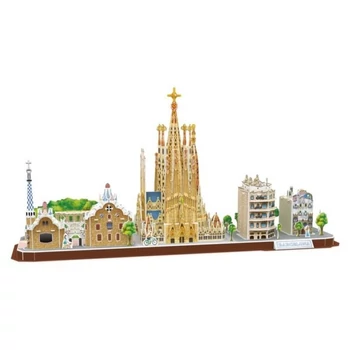 3D puzzle City Line Barcelona
