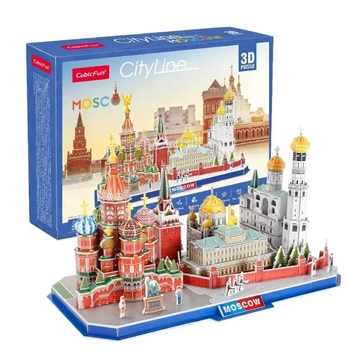 3D puzzle CityLine Moszkva Cubicfun