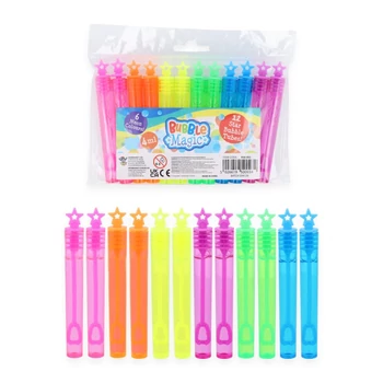 Neon buborékfújó 12 db-os készlet 