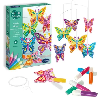 Üvegfestő készlet - Pillangók 