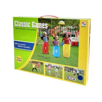 4in1 Klasszikus szabadtéri játék szett nyári udvari játékhoz
