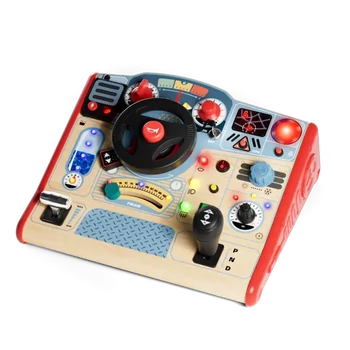 Interaktív játék műszerfal kormánnyal - Tűzoltós matatófal