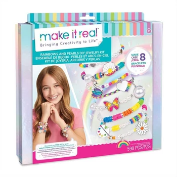 Ékszerkészítő - Szivárvány és gyöngy karkötők