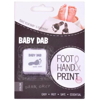Baba kéz és láblenyomat megörökítő szürke festék