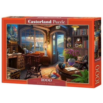 1000 darabos Castorland puzzle - tengerész ház