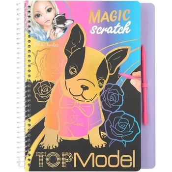TopModel Scratch book képkarcoló könyv 