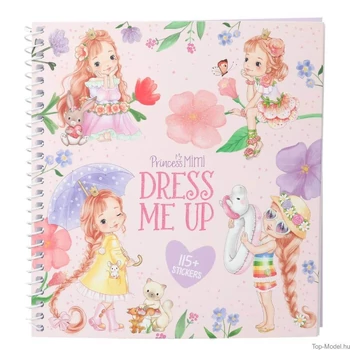 Princess mimi kreatív öltöztetős mini füzet