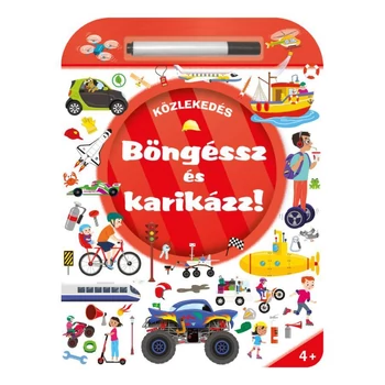 Böngéssz és karikázz foglalkoztató - közlekedés