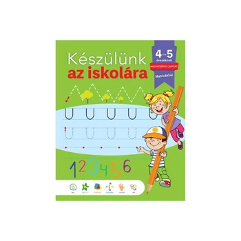 Készülünk az iskolára 4-5 éveseknek foglalkoztató füzet