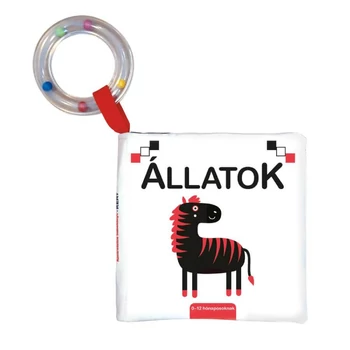 Kontrasztos babakönyv - állatok