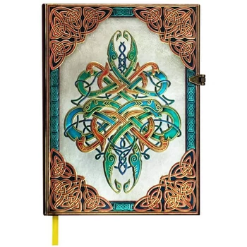 Egyedi emlékkönyv - Boncahier Arte Celta mágneses fémcsattal